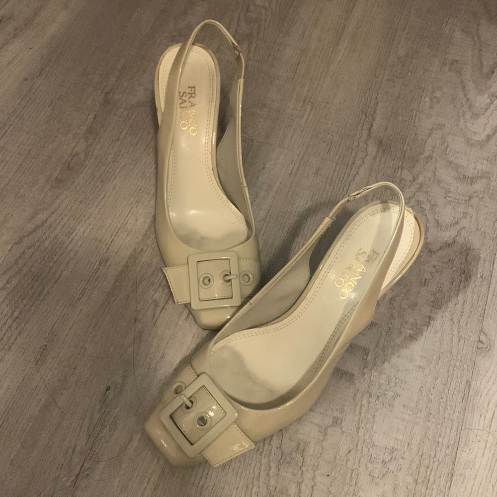 PATENT LEATHER IN SPRING!!!  Franco Sarto Slingbacks.